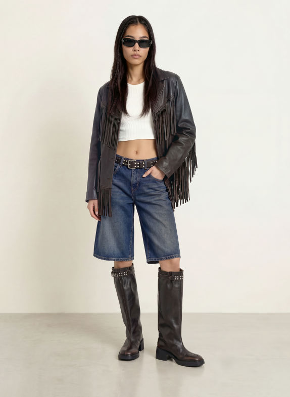 Levi's® Jeansshorts SUPER BAGGY 17 Med Indigo - Worn In