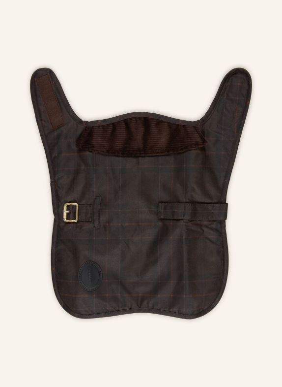 Barbour Hundemantel SMALL DUNKELBRAUN / CAMEL / GRÜN