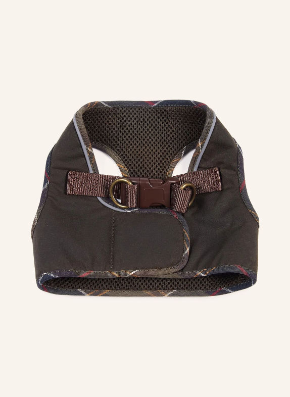 Barbour Szelki dla psów KHAKI / ZŁOTY / CIEMNOBRĄZOWY