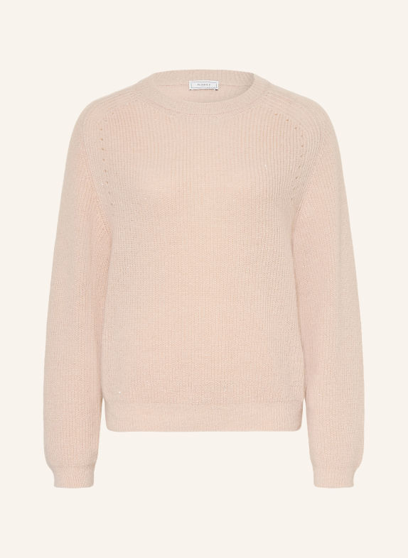 PESERICO Pull en alpaga et paillettes BEIGE