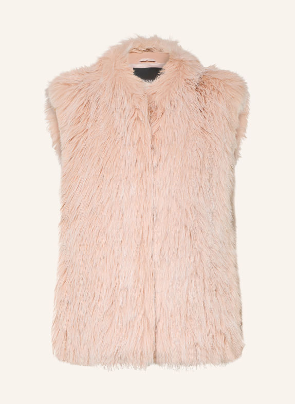 PATRIZIA PEPE Faux Fur Vest ROSE