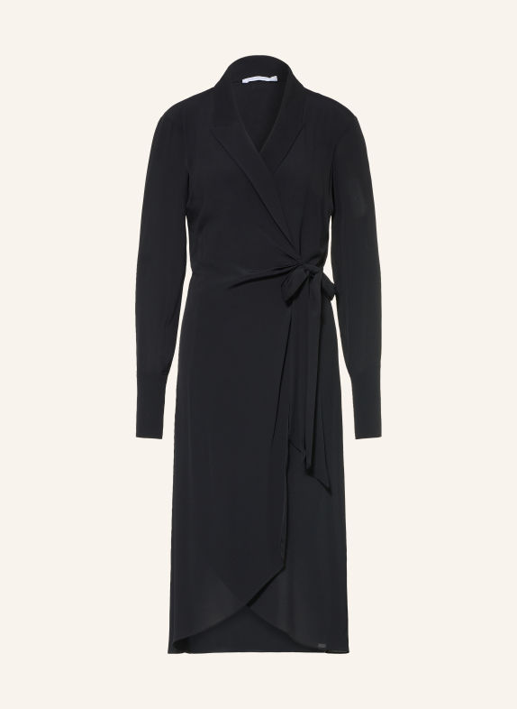 PATRIZIA PEPE Wickelkleid SCHWARZ