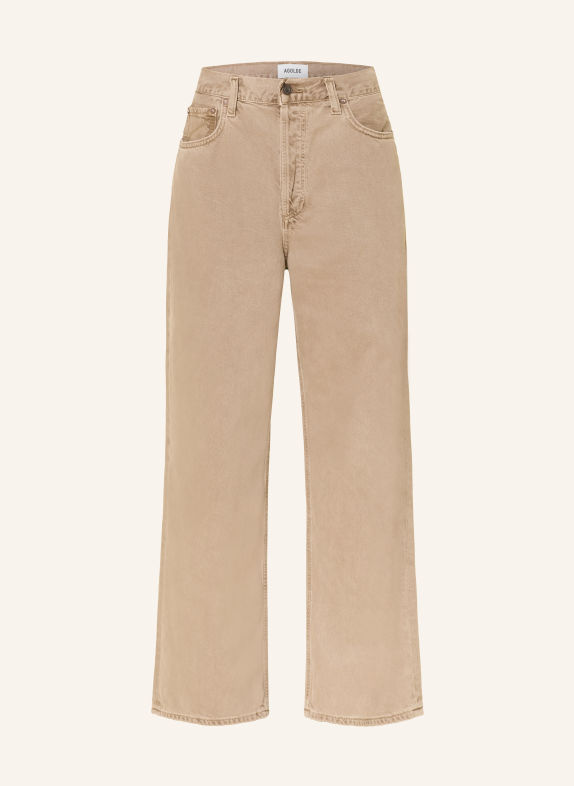 AGOLDE Wide Leg Jeans LOW SLUNG BAGGY trail  md grey brown