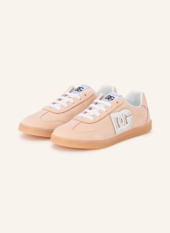 DOLCE & GABBANA Sneakers ORANGE CLAIR / BLANC