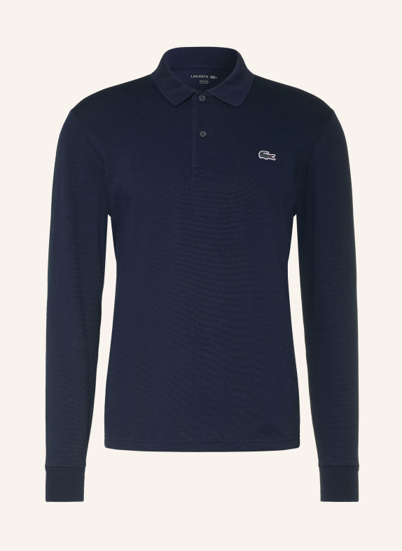 LACOSTE Gebreid poloshirt DONKERBLAUW