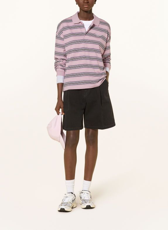 carhartt WIP Jersey-poloshirt BRONSON ROZE / GRIJS / ZWART