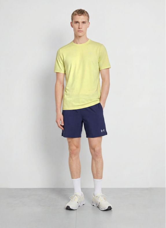 UNDER ARMOUR Koszulka funkcyjna UA THE BOUNCY TEE JASNOŻÓŁTY