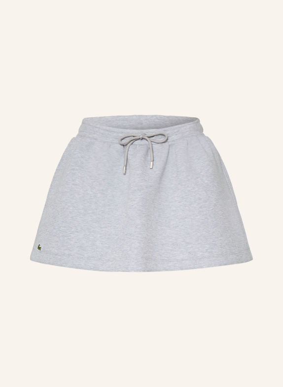LACOSTE Sweatshirt Skirt LIGHT GRAY