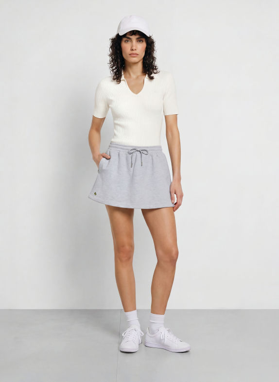 LACOSTE Sweatrok LICHTGRIJS