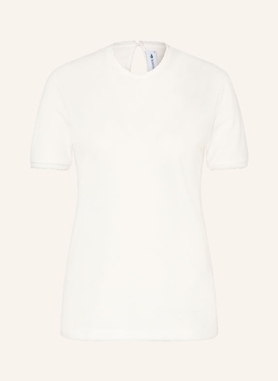 LACOSTE T-shirt van piqué WIT