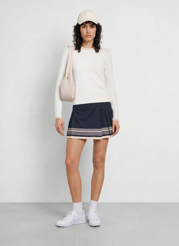 LACOSTE Trui WIT / BEIGE