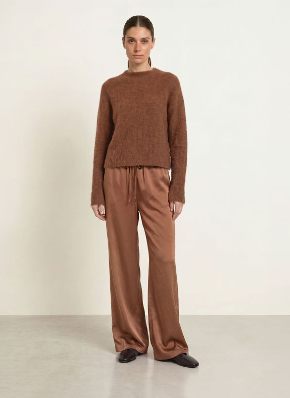 Juvia Pullover SOLEA mit Alpaka BRAUN