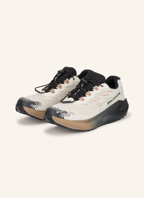 SALOMON AERO BLAZE 4 GRVL GTX Trail running shoes CREAM / LIGHT BROWN / BLACK