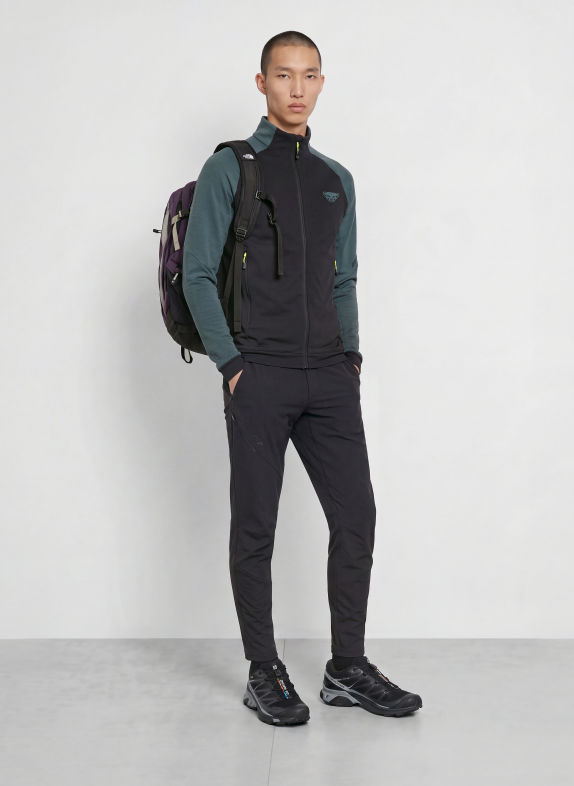 DYNAFIT Jachetă intermediară RADICAL POLARTEC® ALBASTRU-CENUȘIU / NEGRU