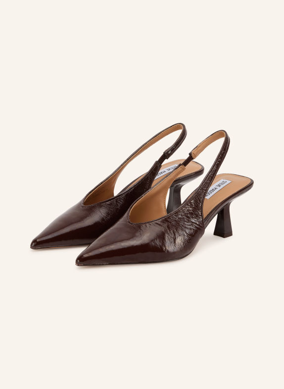 STEVE MADDEN Czółenka typu slingback ALARI BRĄZOWY