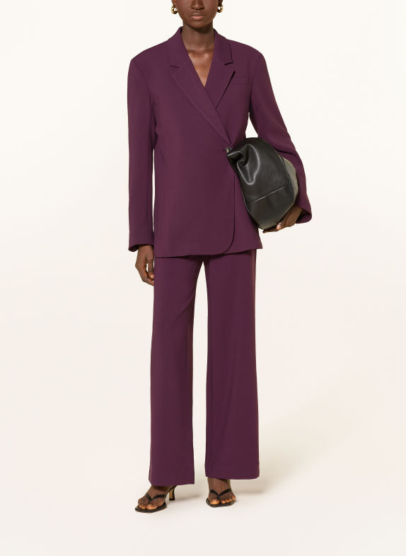 MSCH COPENHAGEN Wide-leg trousers MSCHMACY MICHELLE DARK PURPLE
