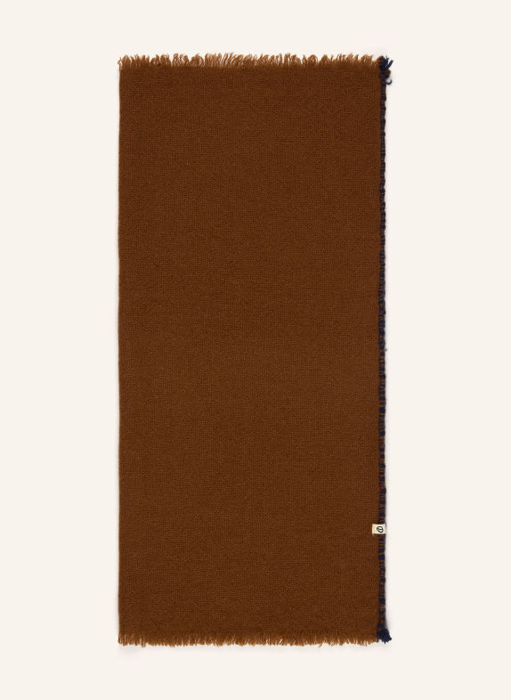 Oats & Rice Foulard en cachemire NOMA MARRON
