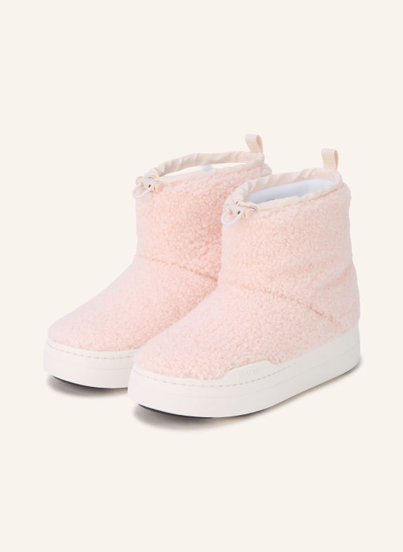 MOON BOOT Botki Moon Boots SPARK TUBE MID JASNORÓŻOWY