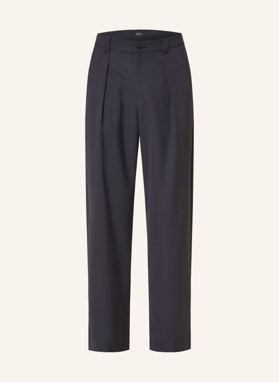 A.P.C. Broek RENATO Wide Fit DONKERBLAUW