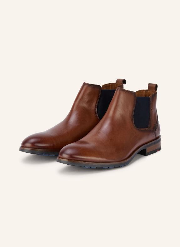 LLOYD Chelsea-Boots DRAMON 315 COGNAC / SCHWARZ