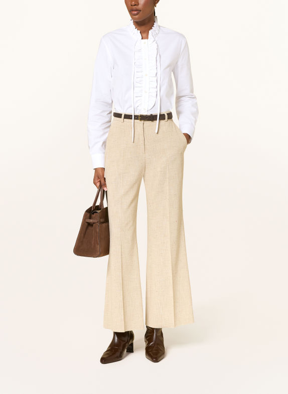 van Laack Blouse VL-NHEA-XX met ruches WIT