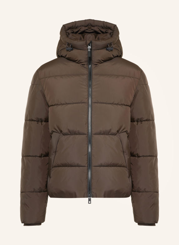 PAUL Veste matelassée MARRON FONCÉ