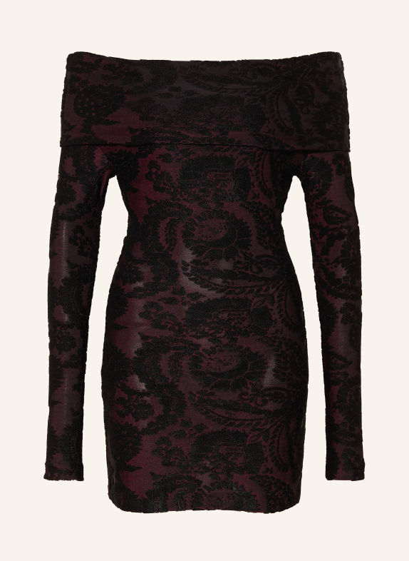 ETRO Robe de cocktail LILAS FONCÉ / NOIR