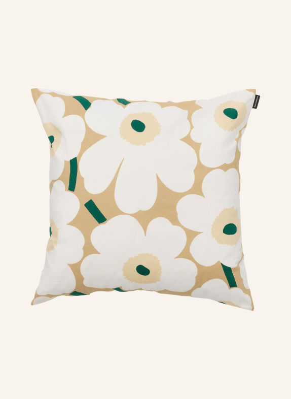 marimekko PIENI UNIKKO Decorative cushion cover BEIGE / DARK GREEN / WHITE