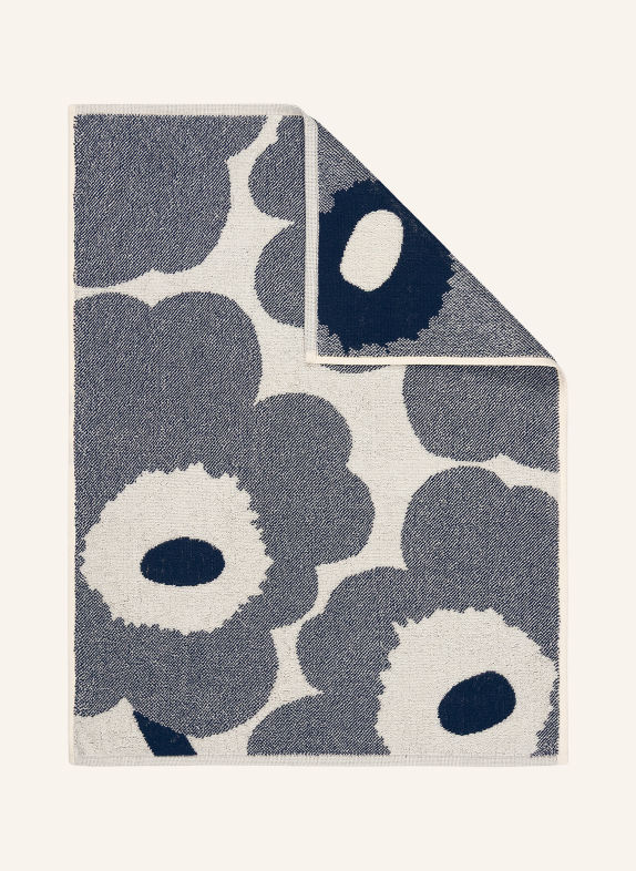 marimekko UNIKKO Hand towel DARK BLUE / ECRU