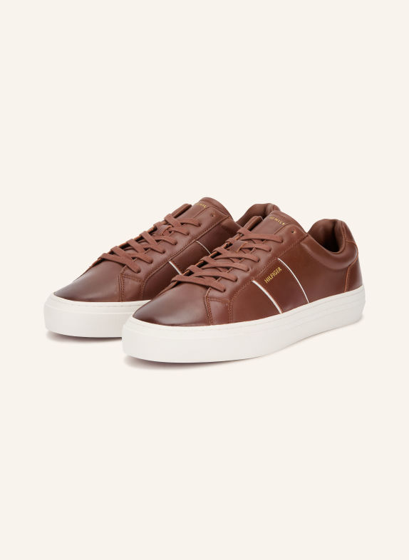 TOMMY HILFIGER Sneaker COGNAC / GOLD
