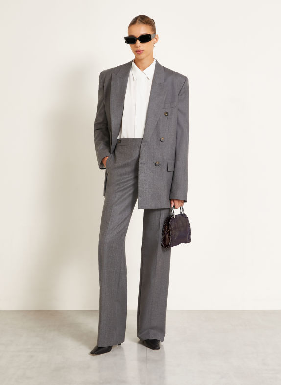 STELLA McCARTNEY Listonoszka FALABELLA MINI GRANATOWY