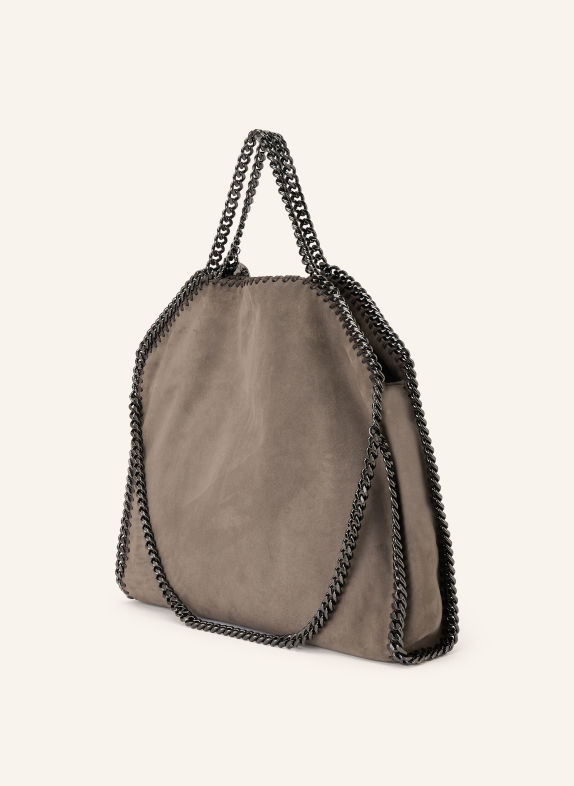 STELLA McCARTNEY Schultertasche FALABELLA TAUPE / PLATIN