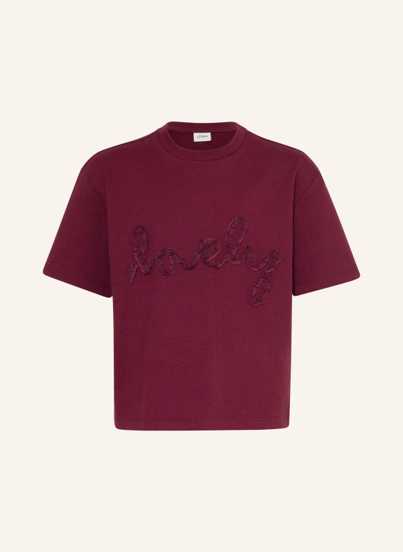 s.Oliver RED T-Shirt DUNKELROT