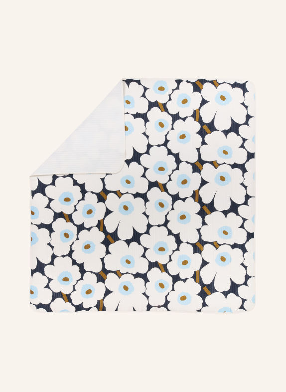 marimekko UNIKKO Bedspread CREAM / LIGHT BLUE / DARK BLUE