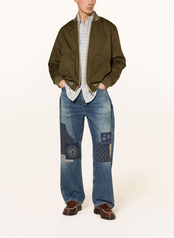 SCOTCH & SODA Jachetă reversibilă VERDE ÎNCHIS / CAMEL / ECRU