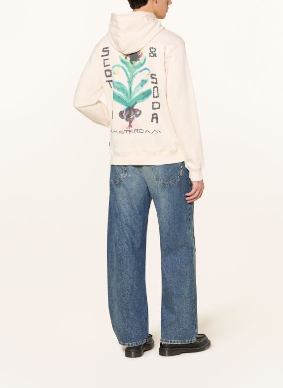 SCOTCH & SODA Huvtröja GRÄDDE / PETROL / SVART