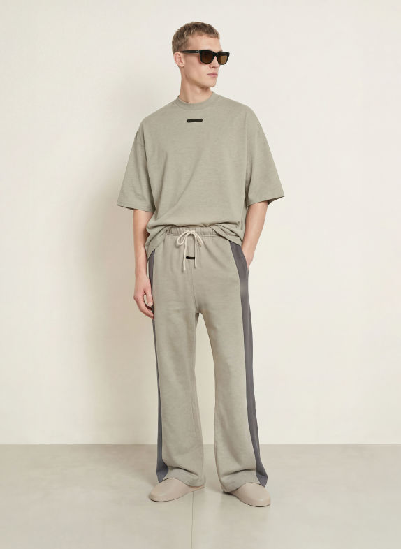 ESSENTIALS - FEAR OF GOD Tricou cu mâneci 3/4 GRI