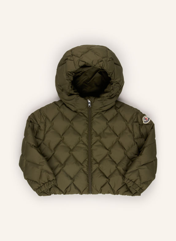 MONCLER enfant Jacheta din puf AVA VERDE ÎNCHIS