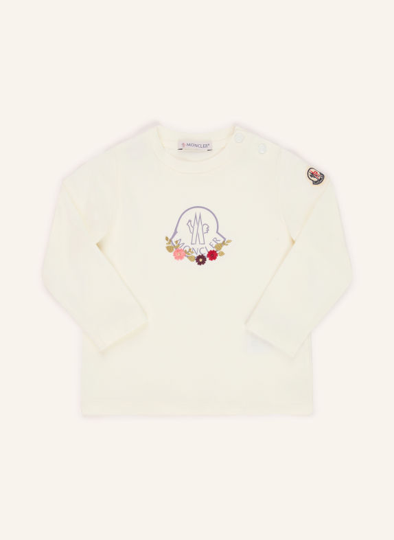 MONCLER enfant Tricouri cu mânecă lungă ECRU / ROȘU DESCHIS / ROȘU ÎNCHIS