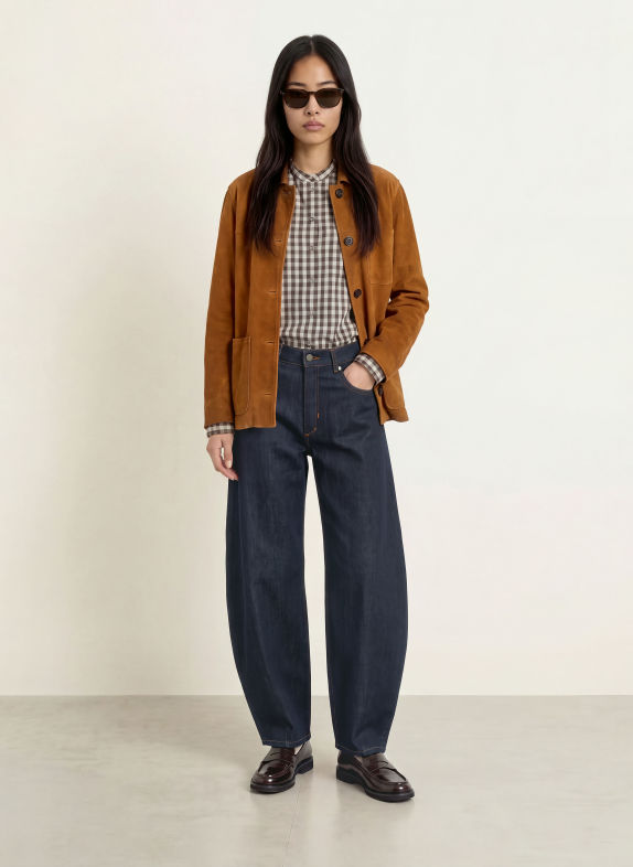 PNTS Barrel jeans THE O SHAPE 22 DUNKELBLAU