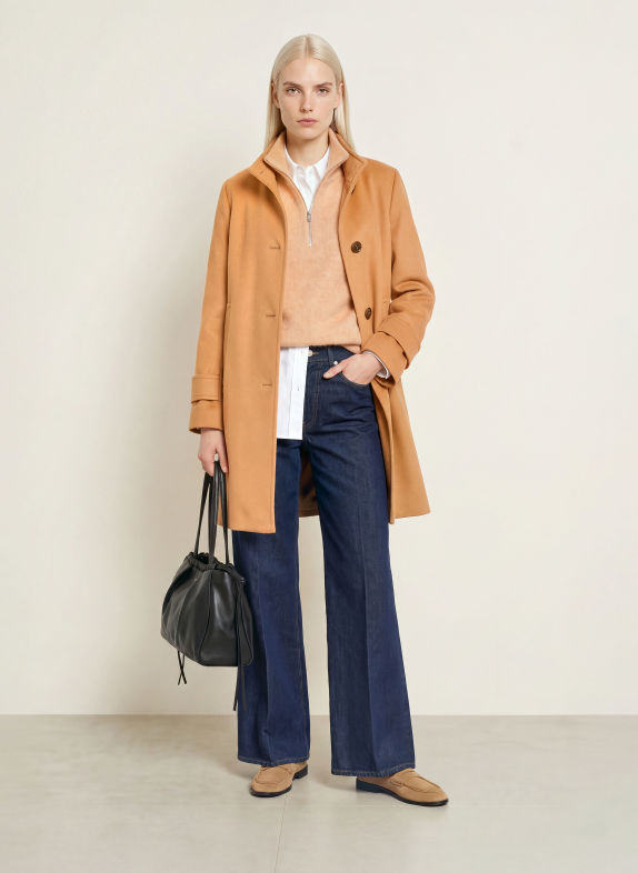 FUCHS SCHMITT JACKSONVILLE Wool coat CAMEL
