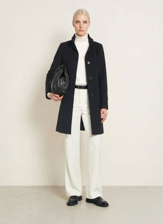 FUCHS SCHMITT VENEDIG Wool coat BLACK