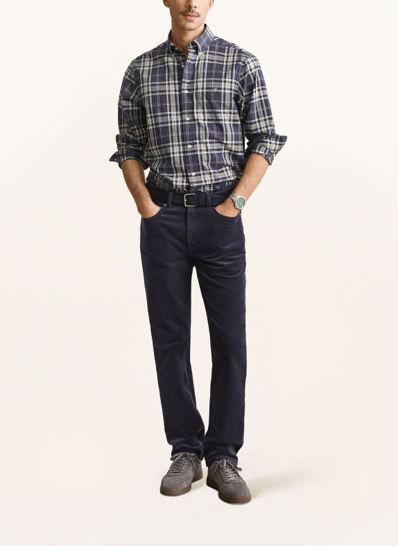 GANT Koszula o kroju regular fit GRANATOWY / CIEMNOZIELONY / BIAŁY