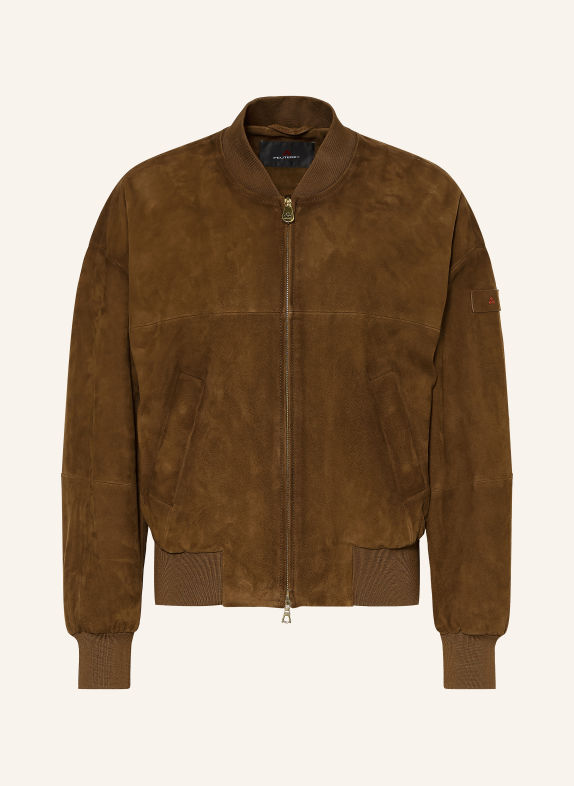 PEUTEREY Blouson en cuir RUTI MARRON