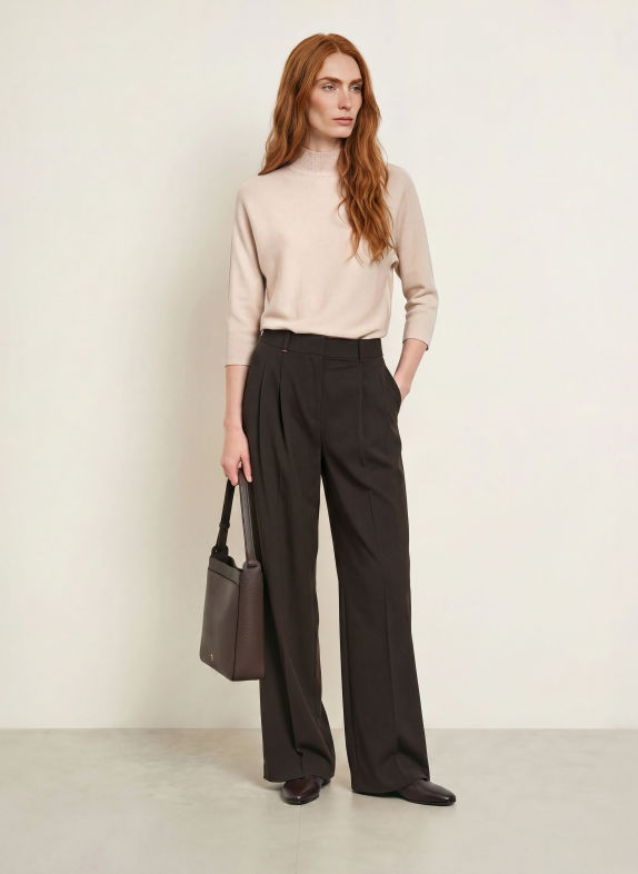 comma Trui met 3/4-mouwen BEIGE