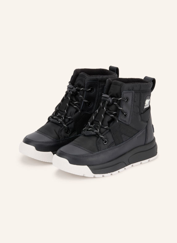 SOREL Boots BIG KIDS WHITNEY ZWART / WIT