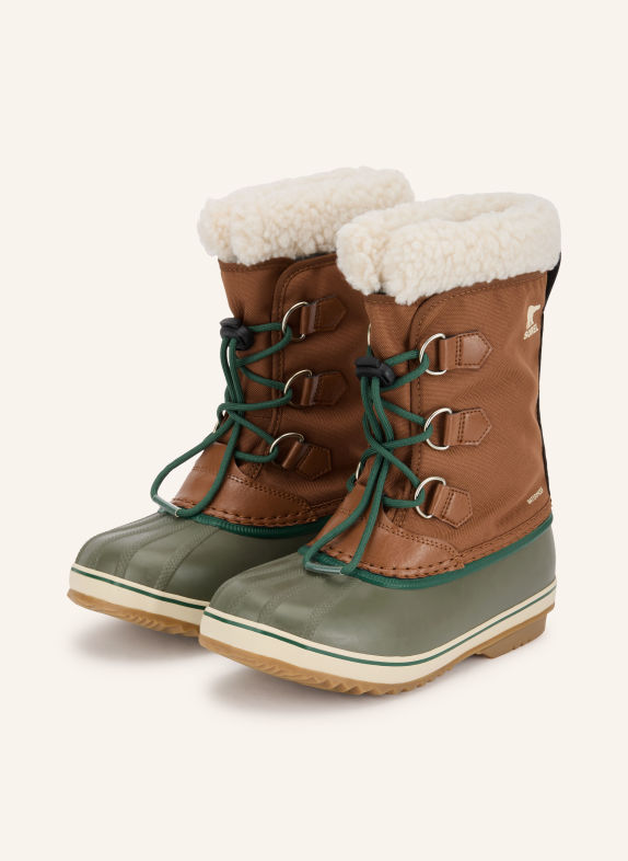 SOREL Boots BIG KIDS YOOT PAC BRUIN / GROEN