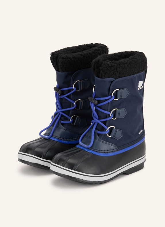 SOREL Boots BIG KIDS YOOT PAC DONKERBLAUW / ZWART