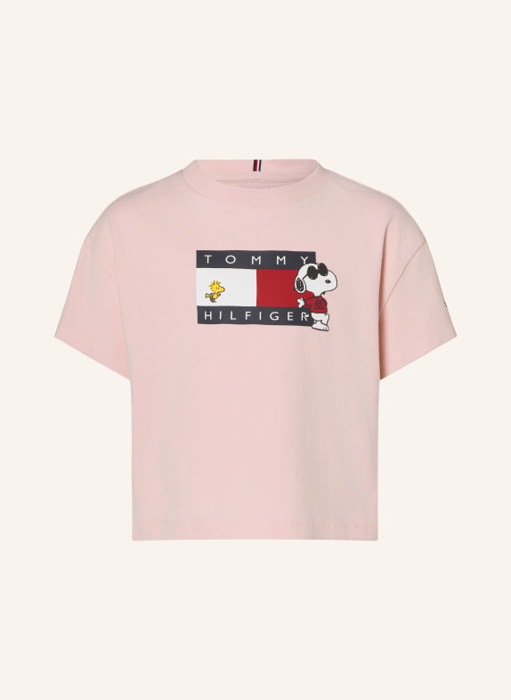 TOMMY HILFIGER T-shirt ROZE / ROOD / WIT
