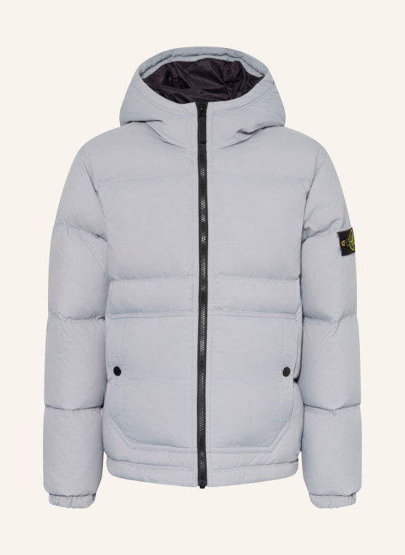 STONE ISLAND JUNIOR Dunjakke LYSEGRÅ